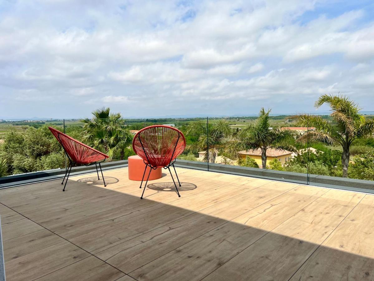Villa D'Exception Avec Piscine A Debordement - Vue Panoramique Saint-Nazaire  Dış mekan fotoğraf